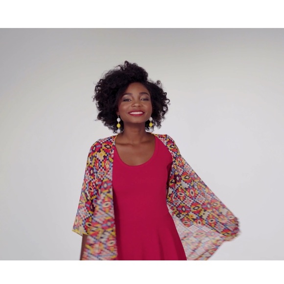 NWOT LuLaRoe Shirley M fits sizes 10-18 - Picture 4 of 6